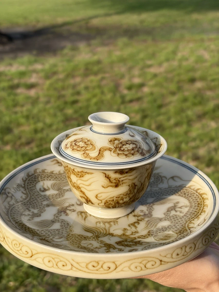 26.3.2-1 中国　色絵茶碗　茶杯 景徳鎮・青花山水茶杯｜中国茶器専門店の通販・天香茶行