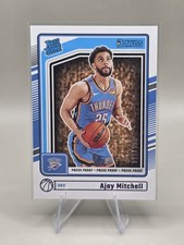 2024-25 Donruss Basketball Ajay Mitchell Rated Rookie Purple Press Proof 111/199