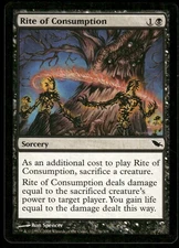 1x Rite of Consumption - Shadowmoor  LP - MTG