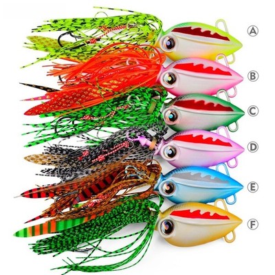 Luminous Jig Luminous Effect Ultra-Sharp Carbon Haken Handgebunden Silikon Rock