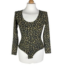 Christian Dior Vintage 70s Leopard Print Bodysuit
