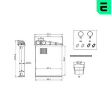 ERA Wärmetauscher Innenraumheizung 669574 Aluminium für MERCEDES KLASSE W169 160