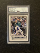 CAL RALEIGH SIGNED AUTOGRAPH 2022 TOPPS RC ROOKIE PSA DNA DUMPER MARINERS AUTO