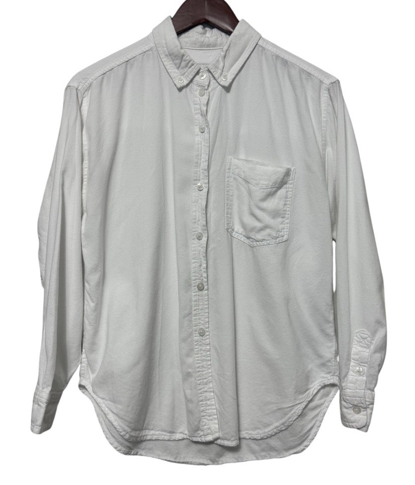 American Eagle Casual Button Up Collared Long Sle… - image 1