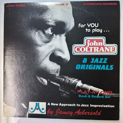 For You To Play Record Vinyl John Coltrane Aebersold JA 1243  1983