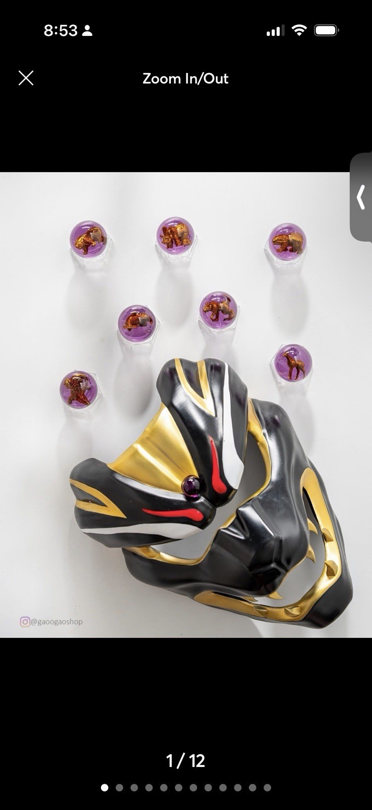 Gaoranger evil full set  Wild Force Ranger Crystal 7 Crystal