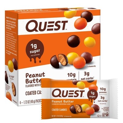Nutrition Coated Candies Peanut Butter 1g Sugar 10g Protein 4g Net Carbs Gluten