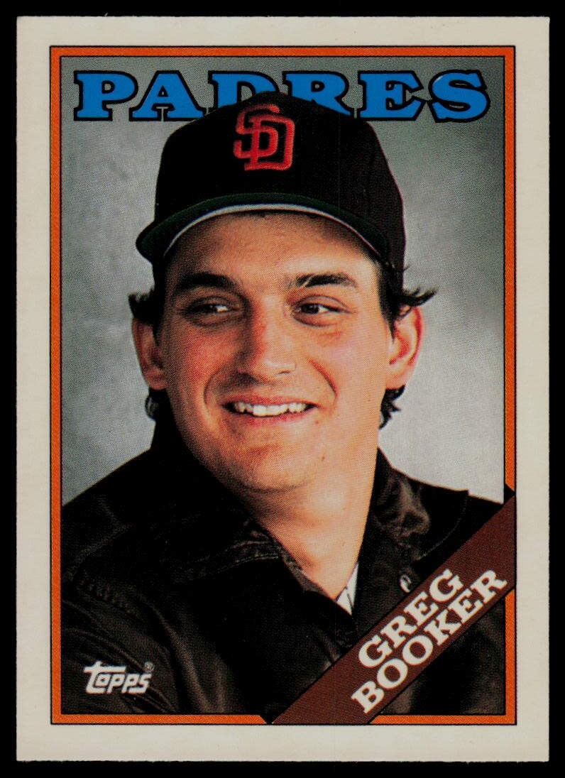 1988 Topps Tiffany #727 Greg Booker San Diego Padres