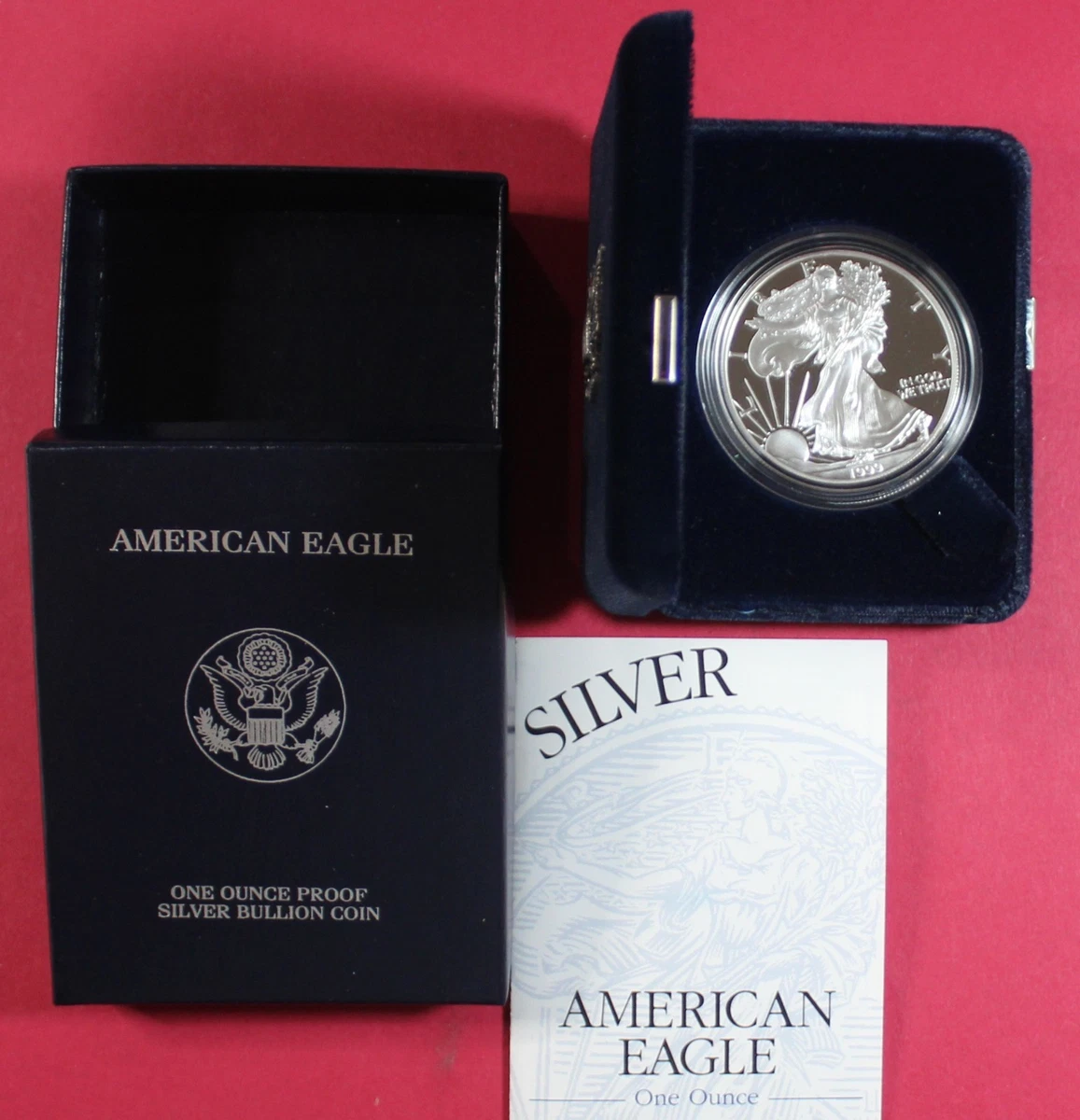 25+ American Eagle 1999 U.S. Mint Silver Bullion Coins for sale