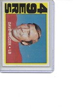 1972 Topps Dave Wilcox San Francisco 49ers Football Card #69