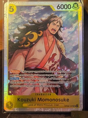 Kouzuki Momonosuke Reprint OP06-107 PRB Premium Booster The Best Vol. 2 English