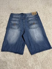 Vintage Attitude Jean Shorts Mens Size 38 Jorts Blue Baggy JNCO Style Y2K
