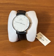 Daniel Wellington Classy Sheffield Steel Black Leather Band Unisex Watch 36mm N