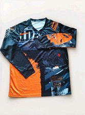 MTB Herren Trikot Gr L Langarm Rad Mountainbike Downhill 