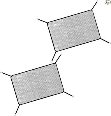 2 PCS Car Grille Net, Dustproof Anti-willow Engine Radiator Tank Protector, High