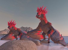 Ark Ascended PvEOfficial Crossplay breedingpair Ice Wyvern Clone Visual deadpool