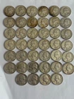 1964 (40) 90% SILVER WASHINGTON QUARTERS ROLL 23-P, 17-D