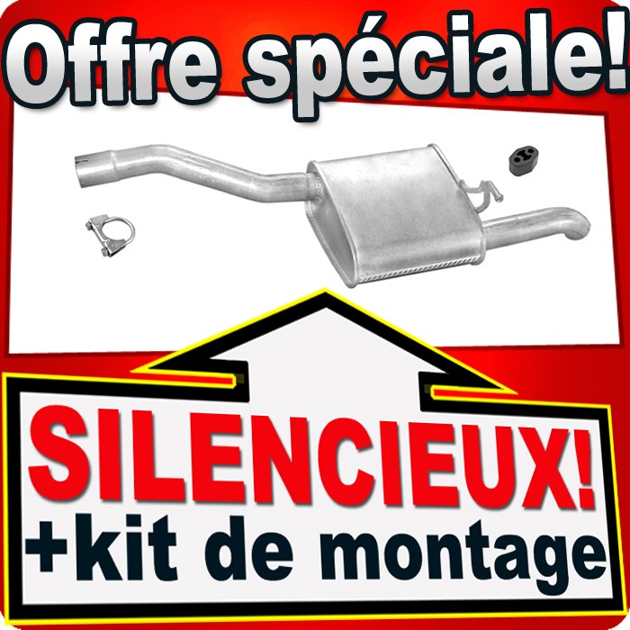Silencieux arriere Ford Focus 1.8 Break ideal pour controle technique