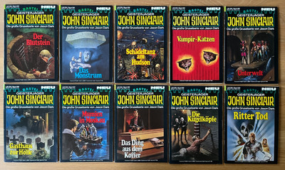 Jason Dark: Geisterjäger John Sinclair; 1. Aufl., Ausg. 581 - 590, gel., s. gut