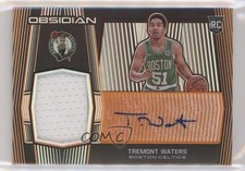 2019 Obsidian Rookie Jersey Electric Etch Orange 31/50 Tremont Waters Auto 1s6