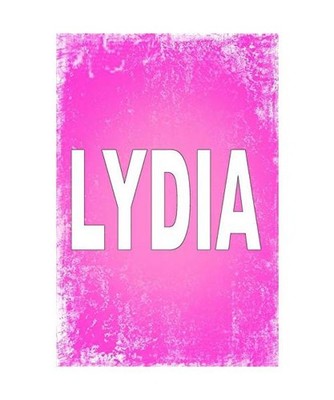 Lydia: 100 Pages 6'' X 9'' Personalized Name on Journal Notebook, Rwg