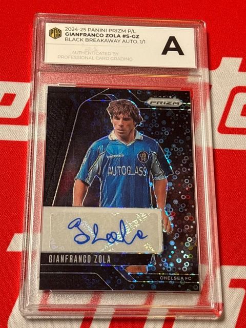 Gianfranco Zola 1/1 Auto Prizm 2024/25