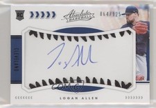 2020 Absolute Rookie Baseball Material Signatures Black Logan Allen Auto 08i2