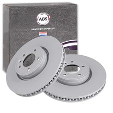 2x A.B.S. BREMSSCHEIBEN 349mm VORNE passend für LAND ROVER DISCOVERY RANGE
