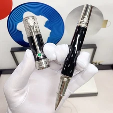 High Grade Patron Big Pen Series Black Color-Silver Clip Rollerball Pen