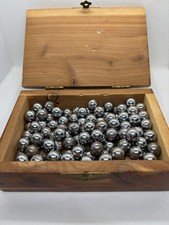 Vintage Japanese Steel Pachinko Balls Slot Game Metal Pieces Variety Silver