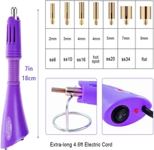 Hot Fix Applicator Tool, Hotfix Rhinestone Setter Bedazzler Kit with Rhinesto...