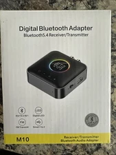 M10 RGB Upgraded Bluetooth 5.4 Audio Receiver Transmitter for TV Home Stereo