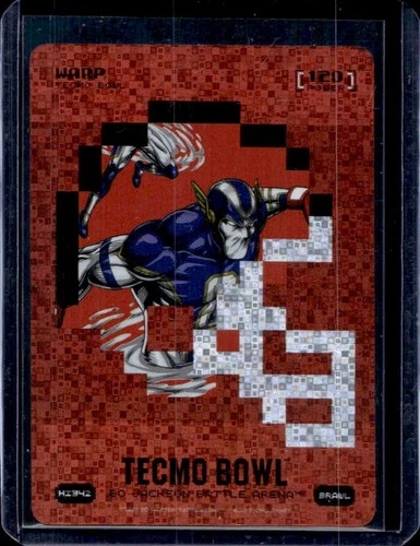 2026 Bo Jackson Battle Arena Tecmo Bowl Warp Pixel Helmet Art Brawl #HI342