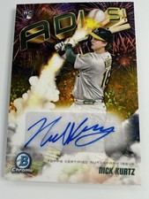 2025 Bowman Chrome Nick Kurtz #/50 Adios Auto Gold! Color Match