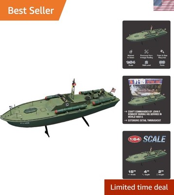 John F. Kennedy PT109 War Boat Model Kit - Perfect Teen Gift for History Lovers