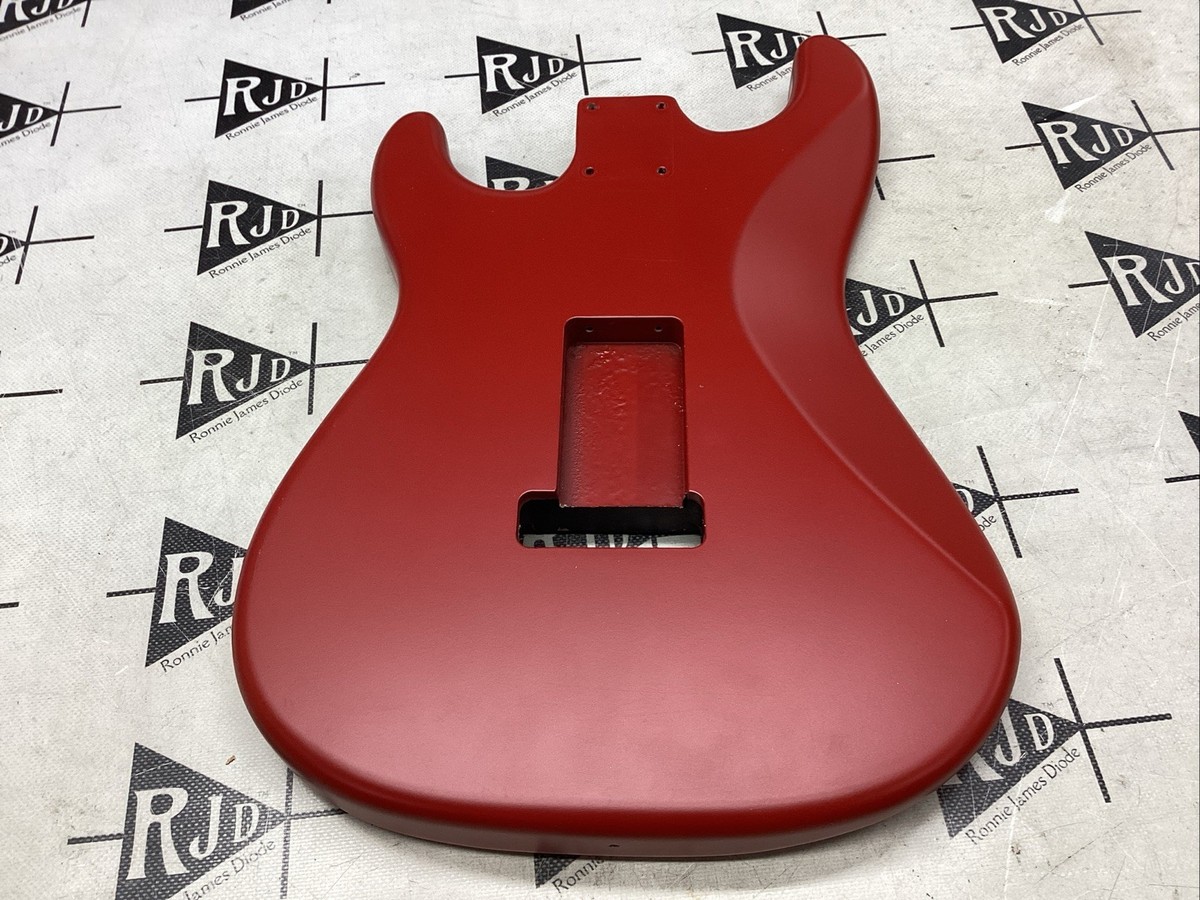 Warmoth Strat Electric Guitar Body Red Floyd | eBay