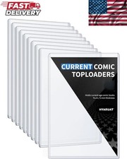 10 Pack Comic Book Top Loaders Protector Hard Case Sleeve Silver Fast US Ship