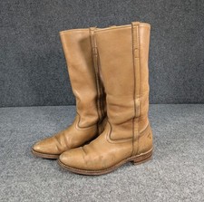 Vintage 70  s 80  s Women  s FRYE Campus boots Brown Tan Size 6B 2M13702 USA MADE 
