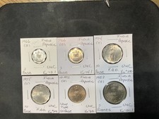 India Republic 1966-1982 Paise/Rupees  UNC 6 Coin Lot.  R10293