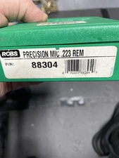 RCBS reloading Precision Mic .223 Used Complete. Clean Set.