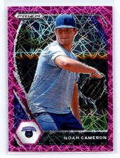 2021 Panini Prizm Draft Picks #PDP211 Noah Cameron Pink Velocity Prizm