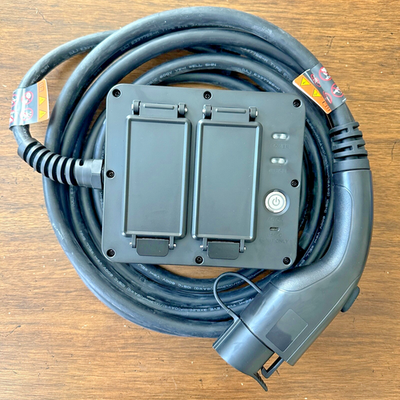 Jeep Wrangler 4xe power share box off-board panel V2L Vehicle to