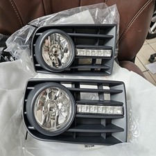2PCS FOG LIGHTS LAMPS GRILLE H3 NEW FOR VW GOLF 5 MK5 RABBIT 2003-2009 2004 2005