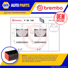 Brake Pads Set fits MERCEDES E400D 2.9D Front 2018 on OM656.929 Brembo Quality