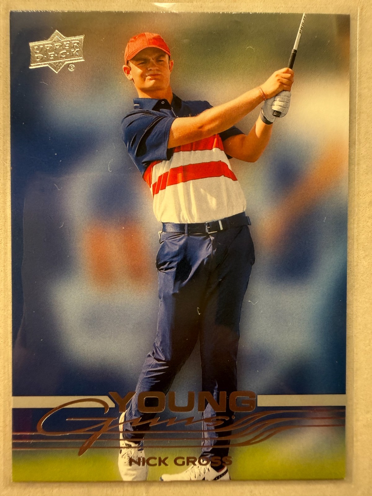 Nick Gross 2026 Upper Deck Golf Young Guns RC 123