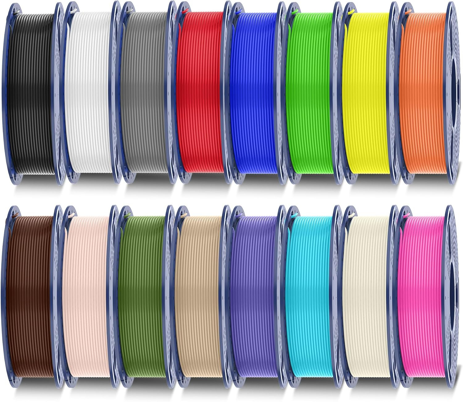 Filamento PETG SUNLU 16 Colori per Stampante 3D