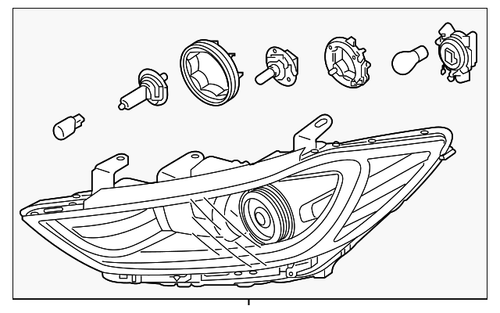 Genuine Hyundai Composite Assembly 92101-F2040 | eBay