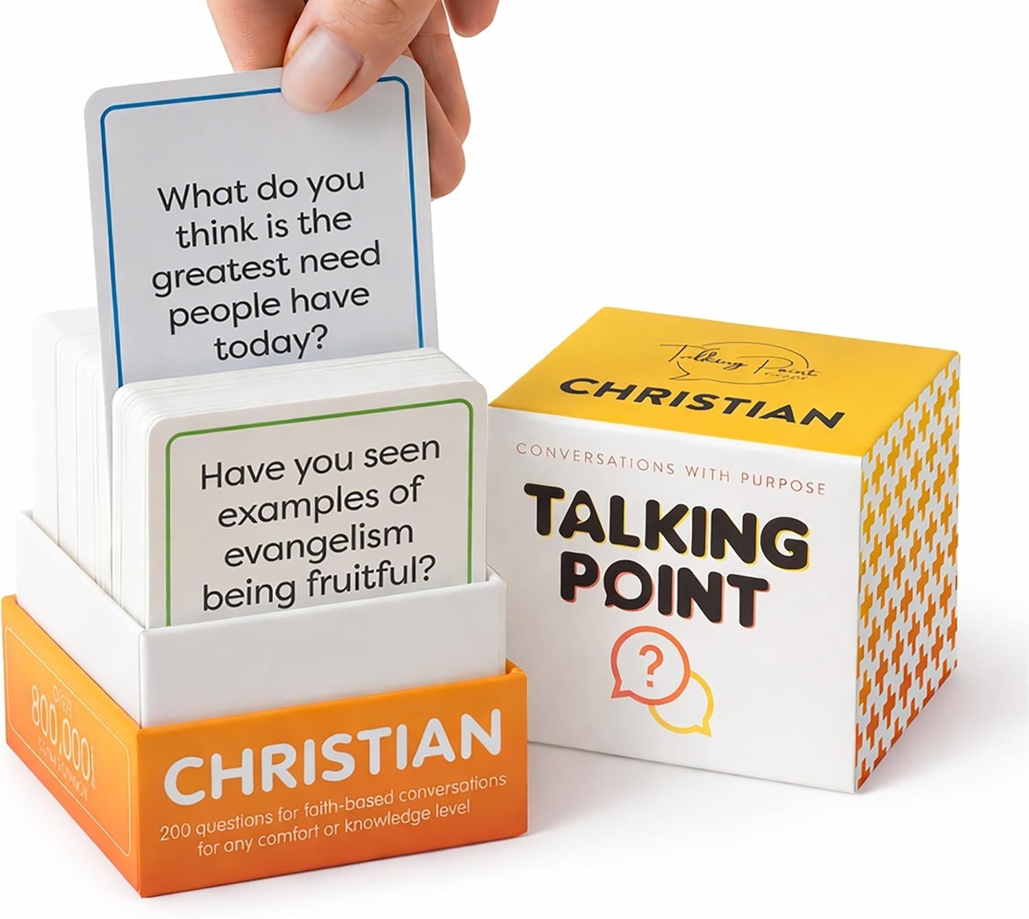 200 Conversation Cards for Christians Game - Explore Your Faith and Have Fun ... thumbnail 2