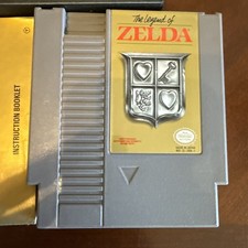The Legend of Zelda Nintendo Entertainment System 1987NES game Grey W Manual