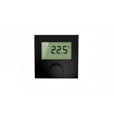 Raumthermostat LCD Display 230 V Aufputz schwarz Alpha direct Standard Raumregle
